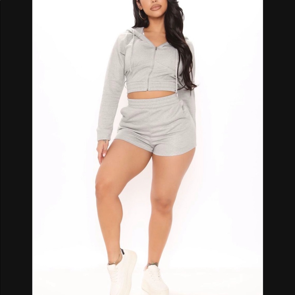 SOLDFashion nova lavender short set 💕